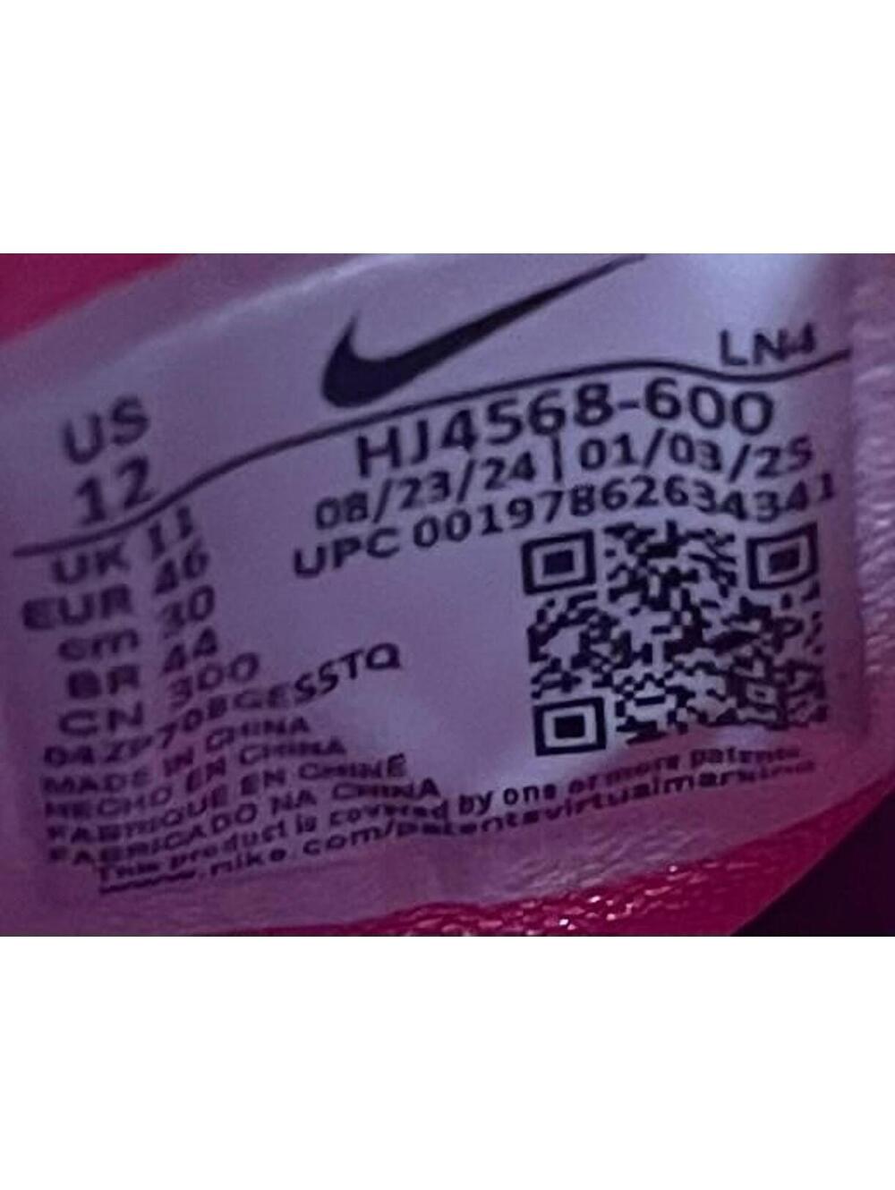 New Nike Alpha Menace 4 Pro NRG Racer Pink Football Cleats HJ4568-600 Men’s 12 - Picture 6 of 6